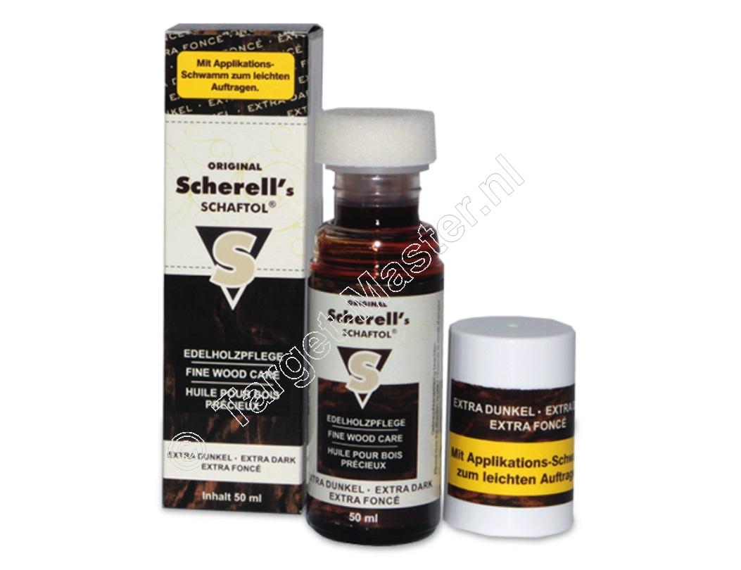 Scherell's SCHAFTOL Geweer Kolfolie EXTRA DONKER Flesje 50 ml
